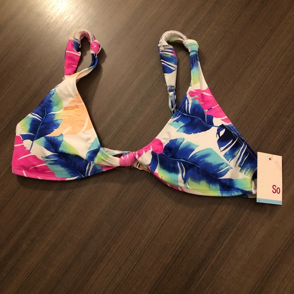 Floral swim bikini top. Brand new!! - Picture 3 of 9